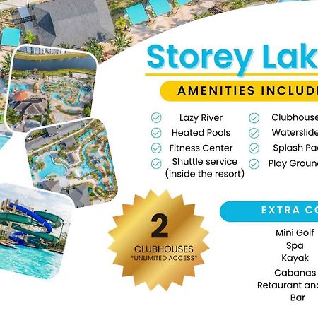 Gorgeous 2Br Lakeview Condo With Waterpark キシミー エクステリア 写真